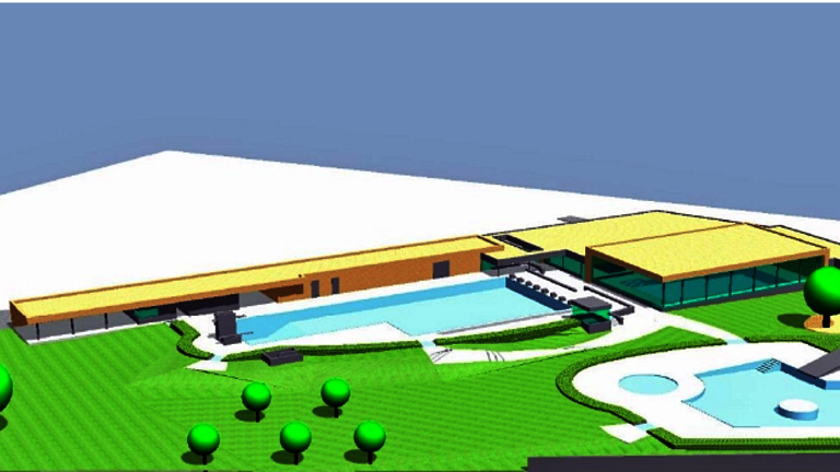 3D Grafik - Hochleistungs-Klimaanlage in Delitzsch – Effiziente Kühltechnik von Hansa-Klima.